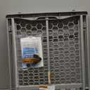 Regalo Easy Fit Plastic Adjustable Extra Wide Baby Gate, Award Winning Brand, 23 Inches Tall, Fits Openings Between 28 to 42 Inches, Pressure Mounted