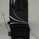 Winter Gloves Men Women, Warm Thermal Windproof Touchscreen Non-Slip,for Cycling Driving Running Hiking (Medium, Black)