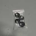 4PCS Cable Cord Grommet, 1.38 Inch (35mm) Black Desk Grommets ABS Plastic Desk Hole Cover Wire Hole Cover Pass Through Desks Grommets U Shaped Desks Wire Holes Insert for Table Furnitures Holes Covers