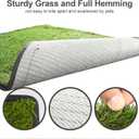 Dog Grass Pad with Tray,40''X27.5''Large Artificial Turf Grass Potty,XL Reusable 3-Layer Dogs Pee Potty Grass Pads, Easy to Clean Portable Dog Litter Box for Indoor/Outdoor Potty Training Toilet
