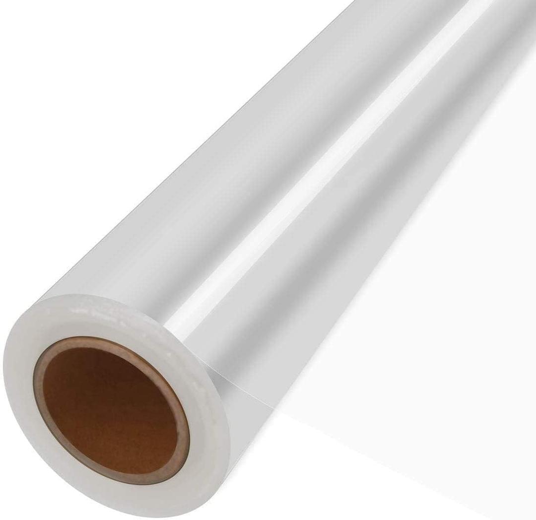 JOYIT 110 ft Cellophane Wrap Roll (35 in x 110 ft) - 3 Mil Thickness, Clear Bags, Wrapping Paper for Flower Gift Baskets (35" fold into 17.5")