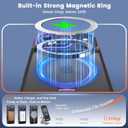 Magnetic Stand Case for iPhone 17 Pro Max, 2-in-1 Magnetic Stand Case & Protective Cover, Military Drop Tested, Anti-Fingerprint Matte Finish for Hands-Free at Work, Home and Travel, Purple