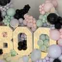 150Pcs Halloween Balloon Arch Kit, Pink Black Purple Balloons with Spider Explosion Star Foil Balloons Bat Stickers for Halloween Trick or Treat Girls Birthday Baby Shower Spooky Boo Party Decorations