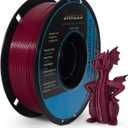 PLA Filament 1.75mm Merlot Maroon 1KG, Clog-Free 3D Printer Filament Dimensional Accuracy +/- 0.02mm,High Speed Printing 1kg Spool(2.2lbs) 3D Printing Filament Fits for Most FDM 3D Printer