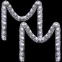 Ceenna 2 Pcs 32.8 ft Christmas Tinsel Garland with 32.8ft 100 LED Lights for Wall Mounted Hanging Xmas Tree Party Christmas Room Decor, Wedding, Birthday, Party Supplies (Silver,White)