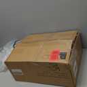 Homeiju Bookshelf, 4 Tier Small Bookcase, Organizers and Storage, Metal Small Bookcase, Rustic Book Shelf Organization and Storage for Living Room, Bedroom, and Home Office(Rustic Brown)