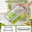 40 Piece Food Storage Containers with Lids(20 Containers & 20 Lids), BPA-Free Plastic Food Containers for Kitchen Storage and Organization, Leak Proof Meal Prep Container, Includes Labels & Pen