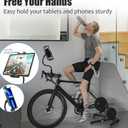 Charchendo Gooseneck Treadmill Tablet Mount, Universal Adjustment Tablet Holder for Elliptical/Spin Bike/Exercise Bike/Indoor Cycle, Compatible with 4-13'' iPad Pro/Air/Mini, iPhones, Galaxy, E-Book