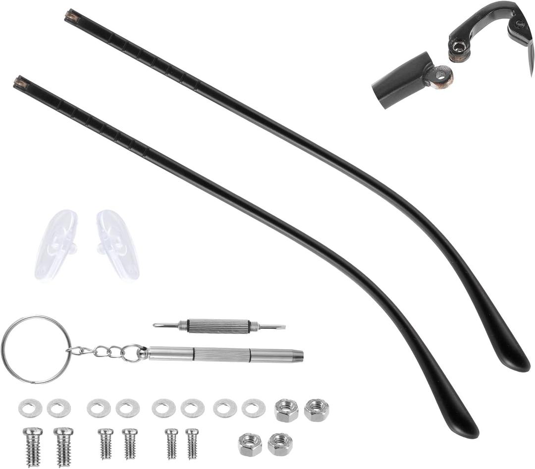 Glasses Repair Arm Legs Thin Glasses Legs Replacement TR90 Eyeglasses Repair Leg Single Teeth Eyeglass Arm Replacement 3.5mm Sunglasses Arms Glass Temple Eyewear Frame Temple Accessory