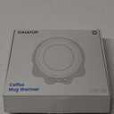 Gaiatop Mug Warmer, 50W Cute Cat Paw Cup Warmers, 3 Temp Settings, 2-10H Auto Shut Off, Coffee Accessories Keep Beverage Hot for Desk and Home, Heated Plate Stocking Stuffers for Tea Candle Purple