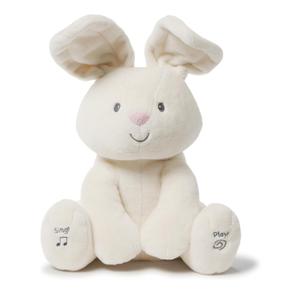 GUND Baby Flora the Bunny Animated Plush, Singing Stuffed Animal Toy for Ages 0 and Up, Cream, 12" 