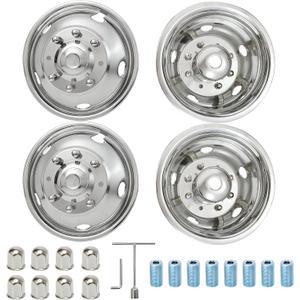 19.5" Wheel Simulators Compatible with 2003-2004 Ford F450/F550 Truck