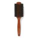 Ion Golden Wood Boar Bristle Round Brush Large, Salon Blowout, Shine & Volume