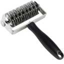 EVEDMOT Lattice Cutter Dough Lattice Roller, Stainless Steel Roller Cutter for Dough Pie Crust Pizza Bread Pastry with Plastic Handle, Time-Saver Pastry Tool