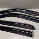 Window Visors Rain Guards for 2019-2026 Dodge Ram 1500 Crew Cab (New Body Style), Out-Channel Window Vent Wind Deflectors Visors Shades for 19-26 Ram 1500 Full-Size Cab