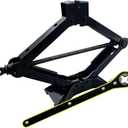 2PCS Car Scissor Jack Kit, Portable Car Lift Jacks with Saving Effort Ratchet Handle, Heavy Duty Tire Jack with 2 Ton 4,409 lbs Capacity, Universal Car Emergency Tool for Auto SUV MPV