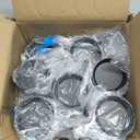 Remerry 70 Sets Mini Cast Iron Skillet 4 Inches Nonstick Black Pan