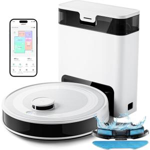 Lefant Robot Vacuum and Mop,10000Pa, 240Min, Self-Emptying，M2S Pro