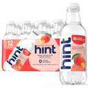 Hint Fruit-Infused Bottled Water, Georgia Peach - Sugar Free Flavored Water with Zero Calories, Naturally Flavored, and No Artificial Sweeteners - 16 Fl Oz (Pack of 12)