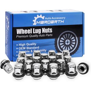 Set of 20, 12x1.5 Radius Lug Nuts with OE Style Washer Compatible with Honda Accord Civic S2000 CRZ DX LX EX