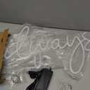 Super Large LED Neon Sign 'it was always you' Neon Night with Dimmable Wall Decor for Bedroom Living Room Bar Party Club Wedding Girls Birthday Wall Light Decor