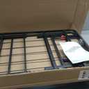 Amazon Basics Bed Frame with Storage, Foldable Metal Platform, Sturdy Steel, No Box Spring Needed, 14 inches High, Tool-Free Setup, Full Size, Black