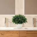 18 Inch Real Touch Cedar Branches - 16 Pcs Artificial Christmas Plants Branches, Faux Greenery Pine Stems Fake Cedar Picks for Vase DIY Crafts, Christmas Pine Branches for Home Indoor Decor