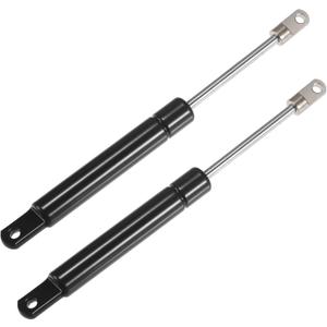 X AUTOHAUX 2 Pcs 6 Inch 15Ib/67N Black Lift Supports Struts Shocks Gas Spring Universal for RV Car Truck Boat Window Cabinet Door Cover Lids