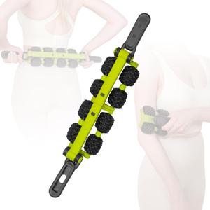 8-Roller Detachable Fascia Massage Stick  Deep Tissue Massager for Back, Arms, Legs & Abdomen  Full Body Fascia Blasting Tool for Muscle Recovery, Circulation Boost & Cellulite Reduction