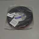 Black Rubber Weather Stripping Door Seal Strip, D Shape Door Rubber Weather Seal Strip, SelfAdhesive Weatherstripping Soundproofing Doors Sealing Strip for Windows (50 feet, Black)