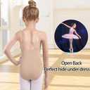 WYHDY Women and Girls Camisole Undergarment Leotard Ballet Briefs Seamless Underwear Dance Wear (Beige, S)