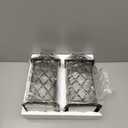 2 Pack 13" Solar Lanterns with Flickering Flame Candle, Outdoor Waterproof Hanging Lantern Lights Metal & Glass for Patio, Pathway, Garden Decorative, Gifts for Mom