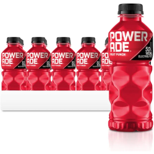 POWERADE Sports Drink Fruit Punch, 20 Ounce (Pack of 24)