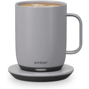 Ember Temperature Control Smart Mug 2, 14 Oz, App-Controlled Heated Coffee Mug with 80 Min Battery Life and Improved Design, GrayModel