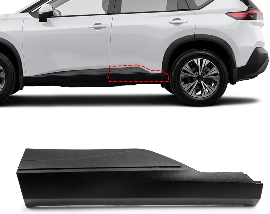 Rear Left Lower Door Trim Molding,for Nissan Rogue 2021 2022 2023,LH Driver Side Door Protector Panel Cover Strip, for 828716RR0A 82871-6RR0A