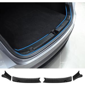4 Pcs Rear Bumper Guard for Tesla Model Y ABS Trunk Door Sill Protector Accessories for Model Y 2024 2023 2022 2021 2020