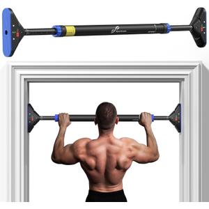 Sportneer Pull Up Bar for Doorway, No-Drill, 29.5-37 in, 440 lb
No-Drill, Adjustable 29.5-37 in, 440 lb, Doorway Fit, Secure Lock, Home Gym, Strength Training