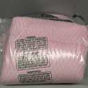 Dog Bed Crate Mat, Soft Durable Washable Anti-Slip Kennel Pad for Dogs & Cats, Reversible (Pink, L(35"*23"*1.5"))