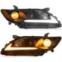 WEELMOTO DRL Headlights Compatible with 2007-2009 Toyota Camry US Version