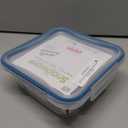 Snapware 4-Cup Total Solution Square Food Storage Container, Glass, Clear (1109304)