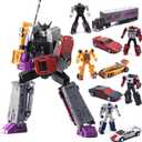 Deformation Combination Toy 5 in 1 Mini Action Figure Robot Car for Adults Kids