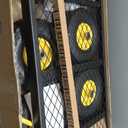 VEVOR 900 Lbs Heavy Duty Steel Garden Cart, Garden Wagon Cart on Wheels, Outdoor Metal Yard Utility Wagon Carts with 10" Tires and Mesh Removable Sides(Convert to Flatbed) and 180Rotating Handle (Black+yellow)