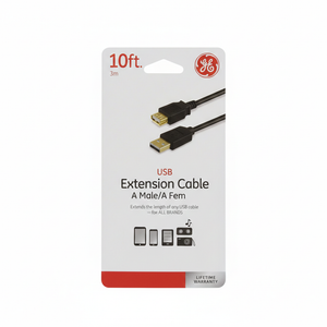 USB EXTENSION CABLE A MALE/A FEMALE 10FT
