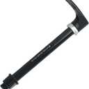 Bicycle Hub Thru Axle Adapter for BOOST Forks Quick Release Thru Axle With Handle Bike Bicycle Front Fork Spindle Lock For MTB Or Road Bicycles(15x100mm)