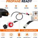 3 Burner Propane Stove, 225,000 BTU Outdoor Cooker