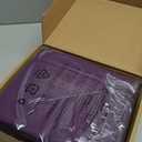 Amazon Basics Lightweight Super Soft, Comfortable Easy Care Microfiber 4 Piece Bed Sheet Set with 14-Inch Deep Pockets, Queen, Plum, Solid