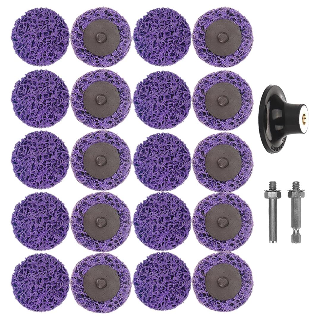 3" Quick Change Easy Strip Discs for Drill Die Grinder, air Grinders Attachment for Strips Paint, Cleans Welds Rust Removal Stripping Wheel(20 Pack)