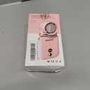 onovatpol Mini Portable Handheld Clip On Rechargeable Personal Hand Fan with LED Display, High Speed Turbo Battery Operated 100 Speeds Small Fan for Travel/Outdoor/Concerts/Lash/Makeup (update blue)