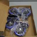 4 Inch Caster Wheels Heavy Duty Stem Caster 2000Lbs, Threaded Stem Casters 1/2"-13 x 1(Stem Diameter 1/2", Stem Length 1"), Swviel Locking Caster Set of 4, Industrial Castor Wheels for Cart,Furniture
