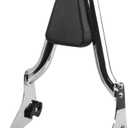 Sissy Bar For Harley Touring 16" Chrome Detachable Rear Passenger Backrest Quick Release Compatible for Street Glide Road Glide Road King Electra Glide 2009-2025